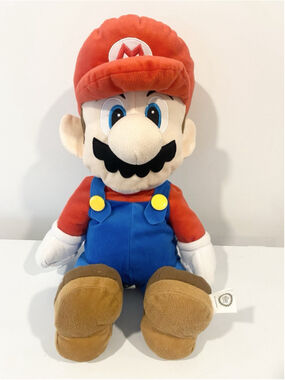 2015 Nintendo Super Mario 22” Plush Cuddle Pillow Hidden Storage Pocket